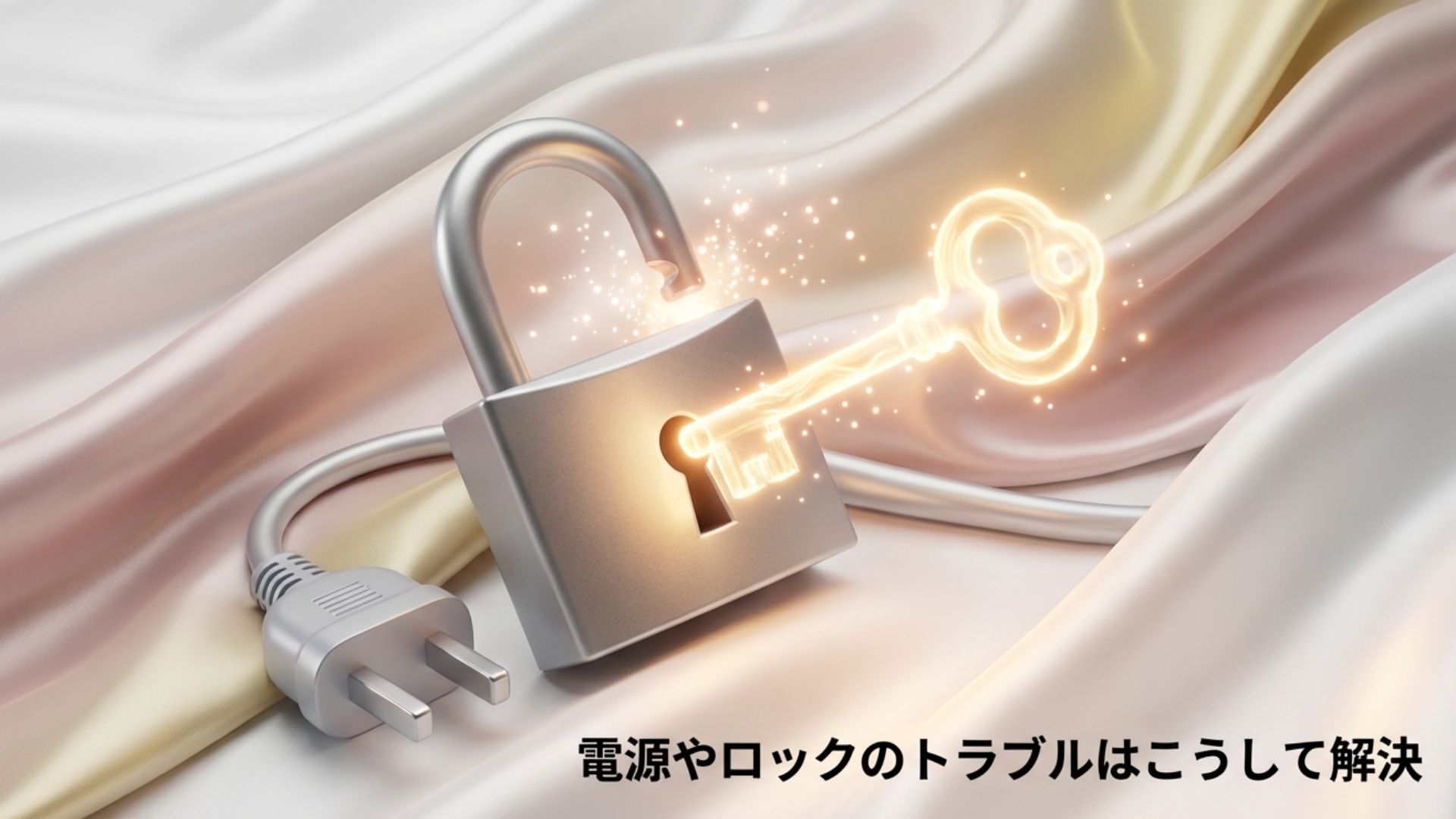 KINUJOの電源がつかない・ロック解除できない時の解決方法