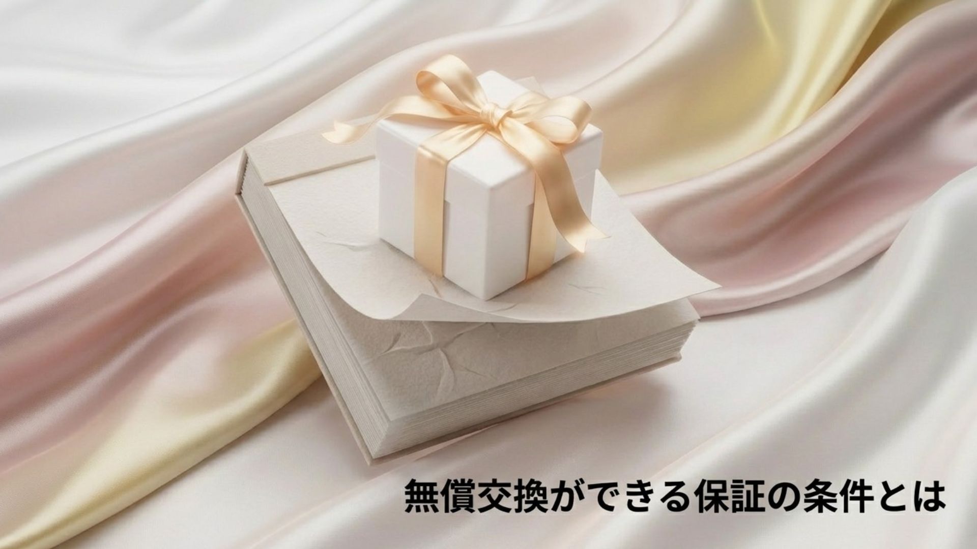 KINUJOの保証期間や無償交換ができる保証の条件