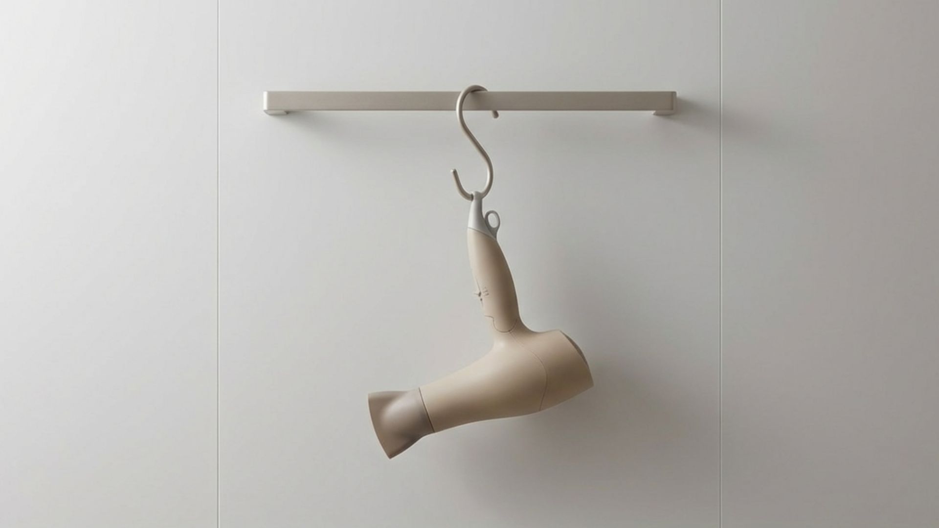 無印良品のステンレスワイヤークリップを使った宙に浮かせる収納