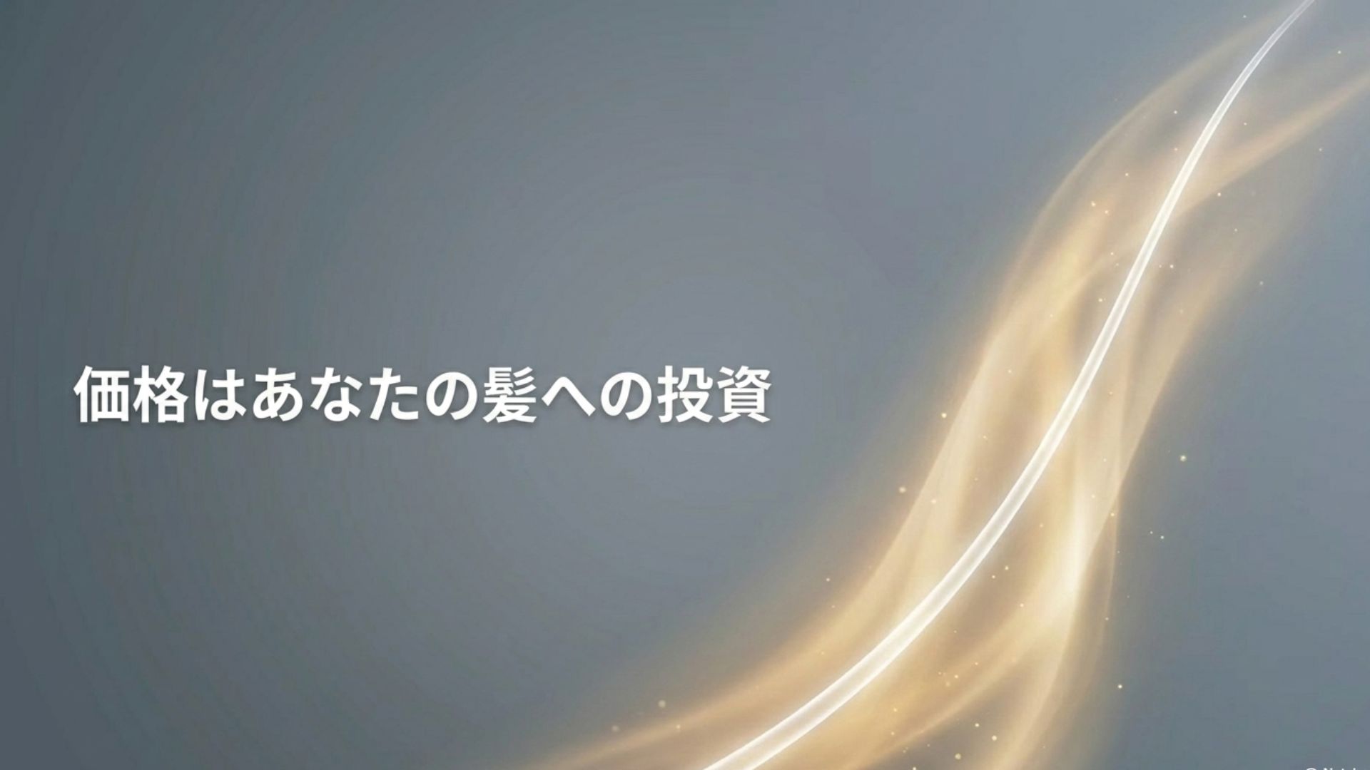 ドライヤーへの投資が未来の髪への投資になることを示すイメージ画像